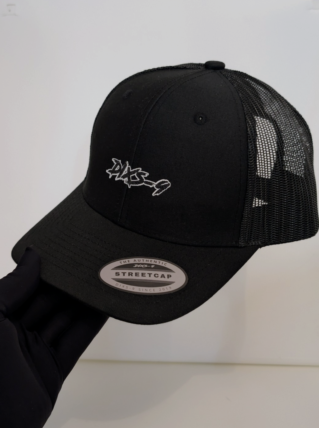 Dixs-9 Street Cap Black & White & Black Diamond