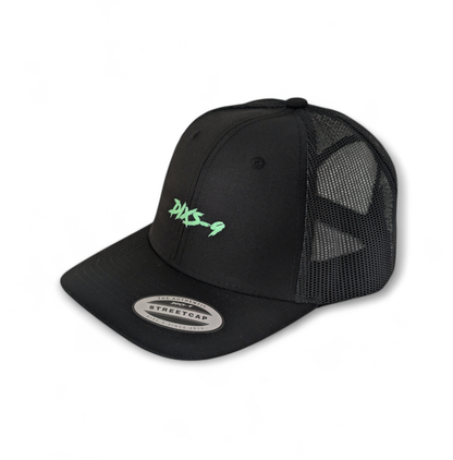 Dixs-9 Street Cap Black & Green Diamond